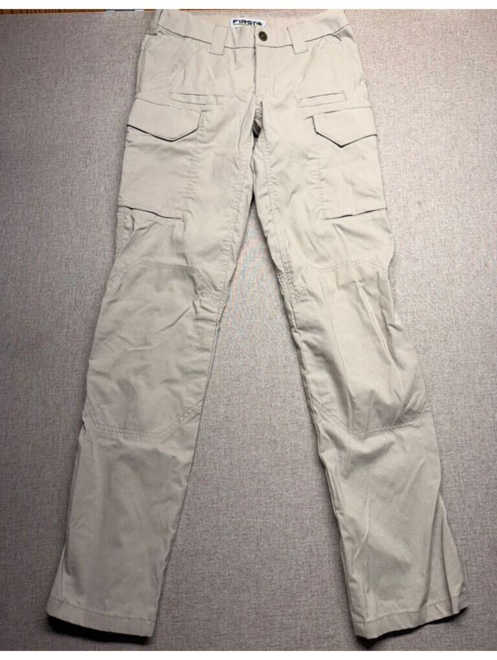 First Tactical Women's V2 Tactical Cargo Pants Khaki Ripstop Size 6 Tall